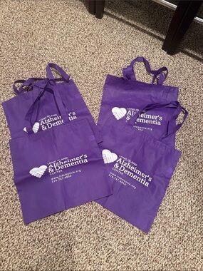 Purple Re-Usable Alzheimer’s & Dementia Tote bag (4)